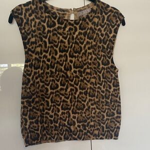 J. Crew Sleeveless Cashmere Blend Cropped Sweater Shell